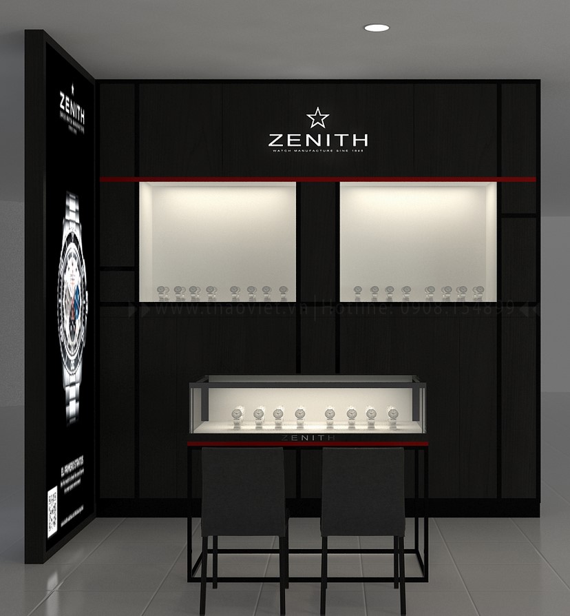 thiết kế shop Zenith Corner 