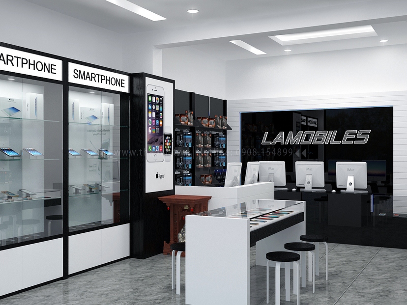 Thiết kế shop điện thoại LAMOBILES 3