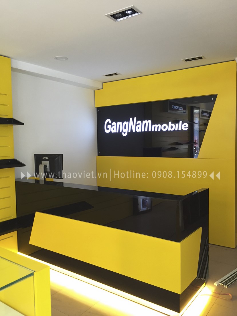 thiết kế shop GangNamMobile 6