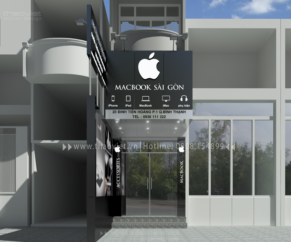 thiết kế shop macbook 1