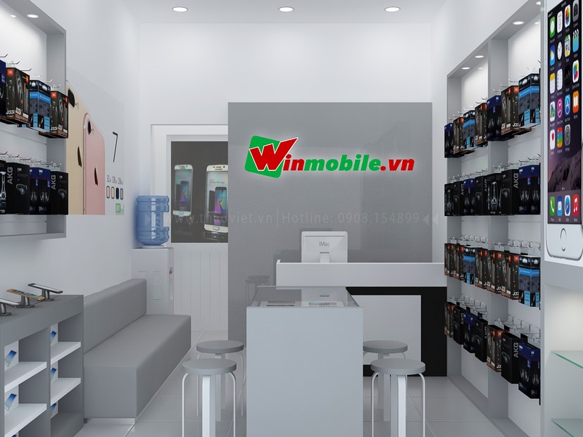 Thiết kế shop điện thoại Winmobile 
