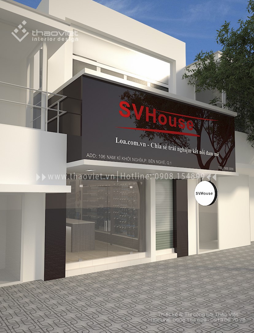 hình ảnh 3d shop SVHouse 2