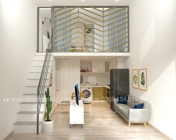 Phong cách thiết kế căn hộ có gác lửng đẹp và thuận tiện