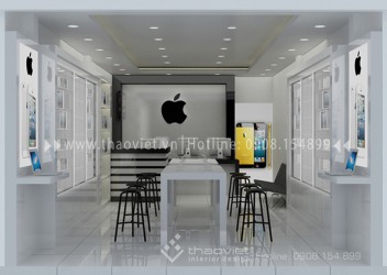 Thiết kế shop điện thoại Apple Hoàng Gia