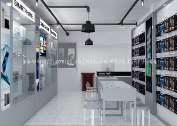 Thiết kế & thi công shop điện thoại Đồng Phát