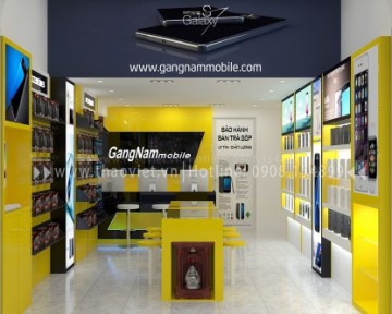Thiết kế shop điện thoại GangNammobile