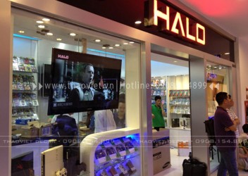 Thiết kế shop điện thoại Halo - Vincom