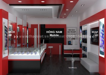 Thiết kế shop điện thoại Hồng Nam - ĐN