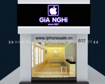 Thiết kế shop điện thoại Iphone Gia Nghi - Q.5