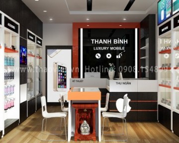 Thiết kế shop điện thoại Thanh Bình - NTS