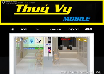 Thiết kế shop điện thoại Thúy Vy - Sóc Trăng