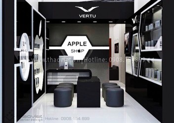 Thiết kế & thi công shop điện thoại Vertu