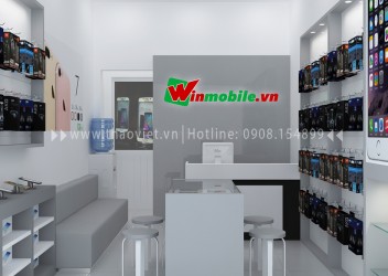 Thiết kế & thi công shop điện thoại Winmobile