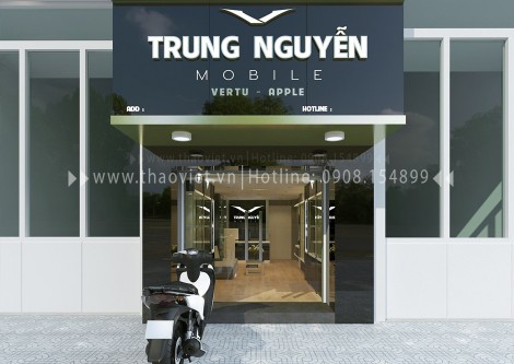 Thiết kế shop điện thoại Vertu Trung Nguyễn