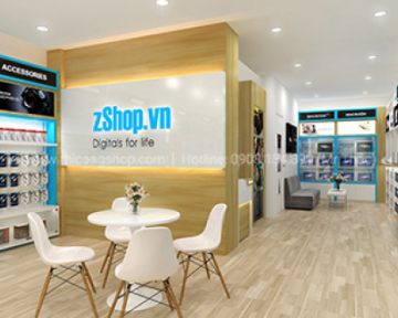 Thiết kế shop công nghệ digital Z Shop