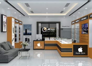 Thiết kế shop điện thoại Á Châu Mobile CN3