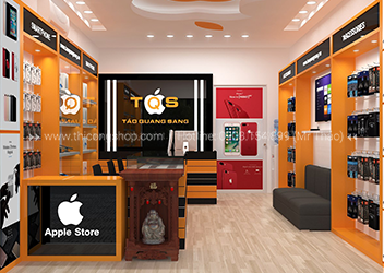 Thiết kế shop điện thoại phụ kiện Táo Quang Sang