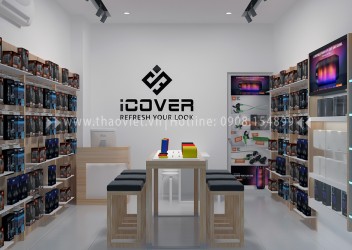 Thiết kế & thi công shop phụ kiện Icover