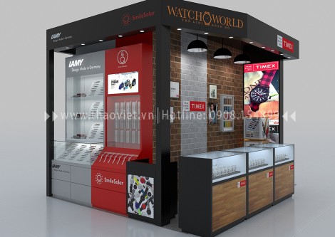 Thiết kế shop đồng hồ Timex - Sai Gon Centre