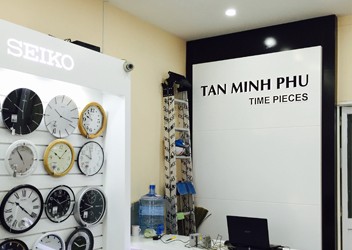 Thiết kế và thi công shop đồng hồ Seiko Tân Minh Phú
