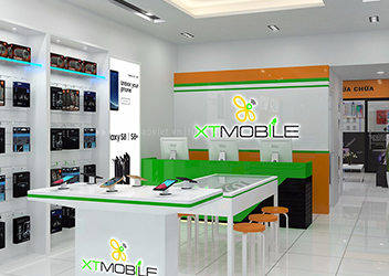 Thiết kế và thi công shop XT Mobile - CN Thủ Đức